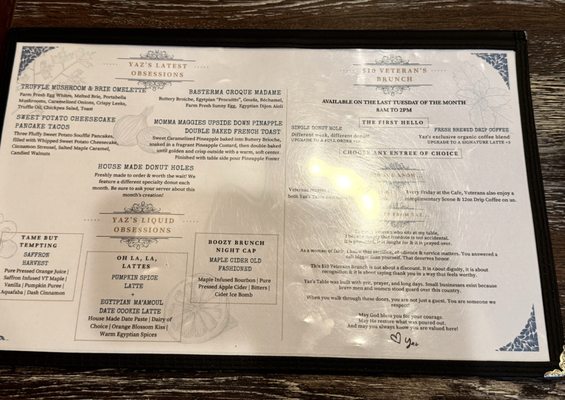 Menu photo 2 Yaz's Table Abington, MA Menu photo 2 Yaz's Table Abington, MA