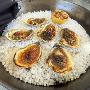 Bar Le Côte - Roasted "Saint Simon" Oyster - Seafood Near Me - Los Olivos, California Bar Le Côte - Roasted "Saint Simon" Oyster - Seafood Near Me - Los Olivos, California