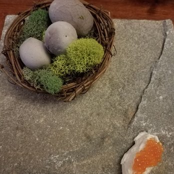 Mixtli - Central Highlands: New potatoes disguised as ash covered rocks with trout dip and trout roe. - Mexican Near Me - San Antonio, Texas Mixtli - Central Highlands: New potatoes disguised as ash covered rocks with trout dip and trout roe. - Mexican Near Me - San Antonio, Texas
