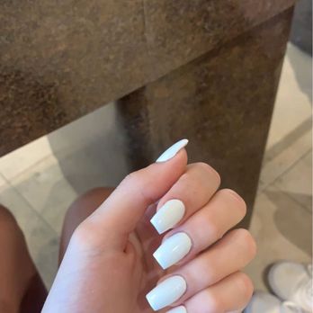 Castle Nail Bar - white acrylics - Nail Salons Near Me - Bellevue, Washington Castle Nail Bar - white acrylics - Nail Salons Near Me - Bellevue, Washington