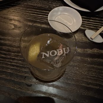 Nobu - Specialized engraved ice cube - Japanese Near Me - New Orleans, Louisiana