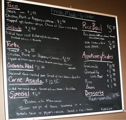 Menu photo 8 Los Dos Downers Grove, IL