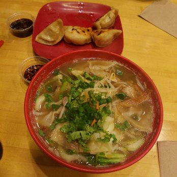Zoe Ma Ma - potstickers and duck wonton noodle soup - Chinese Near Me - Boulder, Colorado