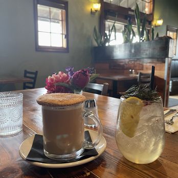 Cora at Roseburg Square - Latte & Cranberry White Sangria - Cocktail Bars Near Me - Modesto, California Cora at Roseburg Square - Latte & Cranberry White Sangria - Cocktail Bars Near Me - Modesto, California
