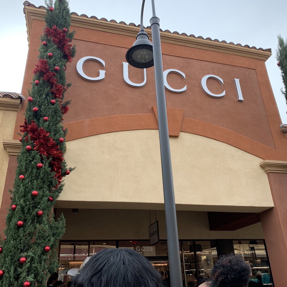 Gucci Outlet - Outside of the store - Men's Clothing Near Me - Cabazon, California