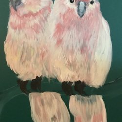 Frankie - If these cockatoos could talk they'd say "order the fish and chips, mate"