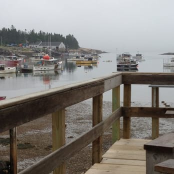 Corea Wharf Gallery - View from the wharf of Corea Harbor - Ice Cream & Frozen Yogurt Near Me - Corea, Maine