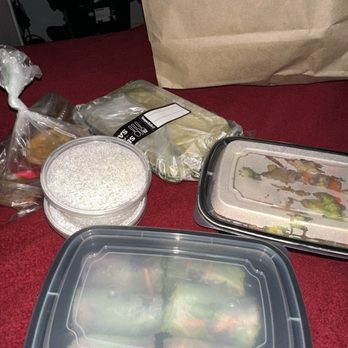 Tho One Thai Eatery - pad see eww, Fresh Veggie Spring Rolls ( 6 pcs ), yellow curry chicken, Steamed White Rice, Peanut Sauce - Thai Near Me - La Verne, California Tho One Thai Eatery - pad see eww, Fresh Veggie Spring Rolls ( 6 pcs ), yellow curry chicken, Steamed White Rice, Peanut Sauce - Thai Near Me - La Verne, California