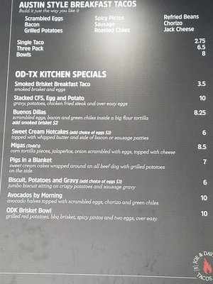 Menu photo 3 Oscar Delta Texas Kitchen Forney, TX