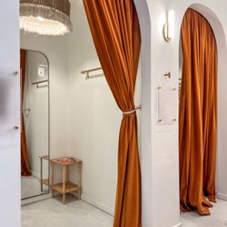 Frock Shop - Dressing Room Luxe  Spacious, feminine & designed for the perfect try-on experience. We're here to style you! #TryBeforeYouBuy