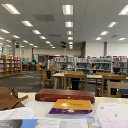 Sanger Branch Library - Studying