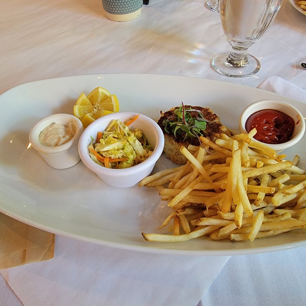 Peacock Cafe - Crab cake sandwich (no bun) - Wine Bars Near Me - Washington, DC, District of Columbia