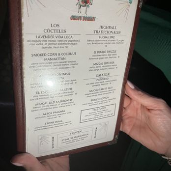 Ghost Donkey - Menu - Mexican Near Me - Las Vegas, Nevada