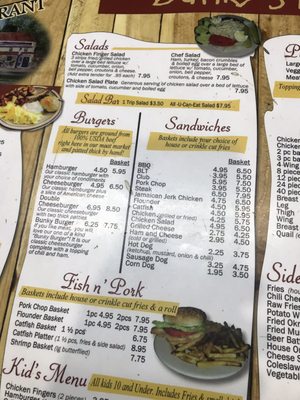 Menu photo 5 Mr Bunky's Restaurant & Market Eastover, SC Menu photo 5 Mr Bunky's Restaurant & Market Eastover, SC