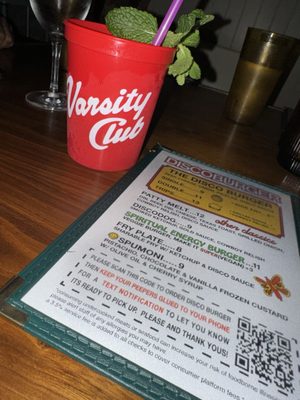Menu photo 3 Varsity Club Kansas City, MO