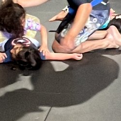 My 3 year old, learning how to get pined down