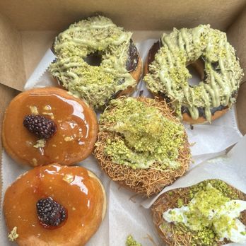 Moe's Doughs Donut Shop - Dubai chocolate & creme brulee - Donuts Near Me - Brooklyn, New York
