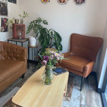 The Greenroom - Leather lounge area! - Coffee & Tea Near Me - Huntsville, Alabama The Greenroom - Leather lounge area! - Coffee & Tea Near Me - Huntsville, Alabama