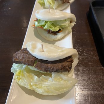 Eastern Kitchen & Sushi - 5-5 Spice Braised Beef Bao Buns - Sushi Bars Near Me - St. Petersburg, Florida Eastern Kitchen & Sushi - 5-5 Spice Braised Beef Bao Buns - Sushi Bars Near Me - St. Petersburg, Florida