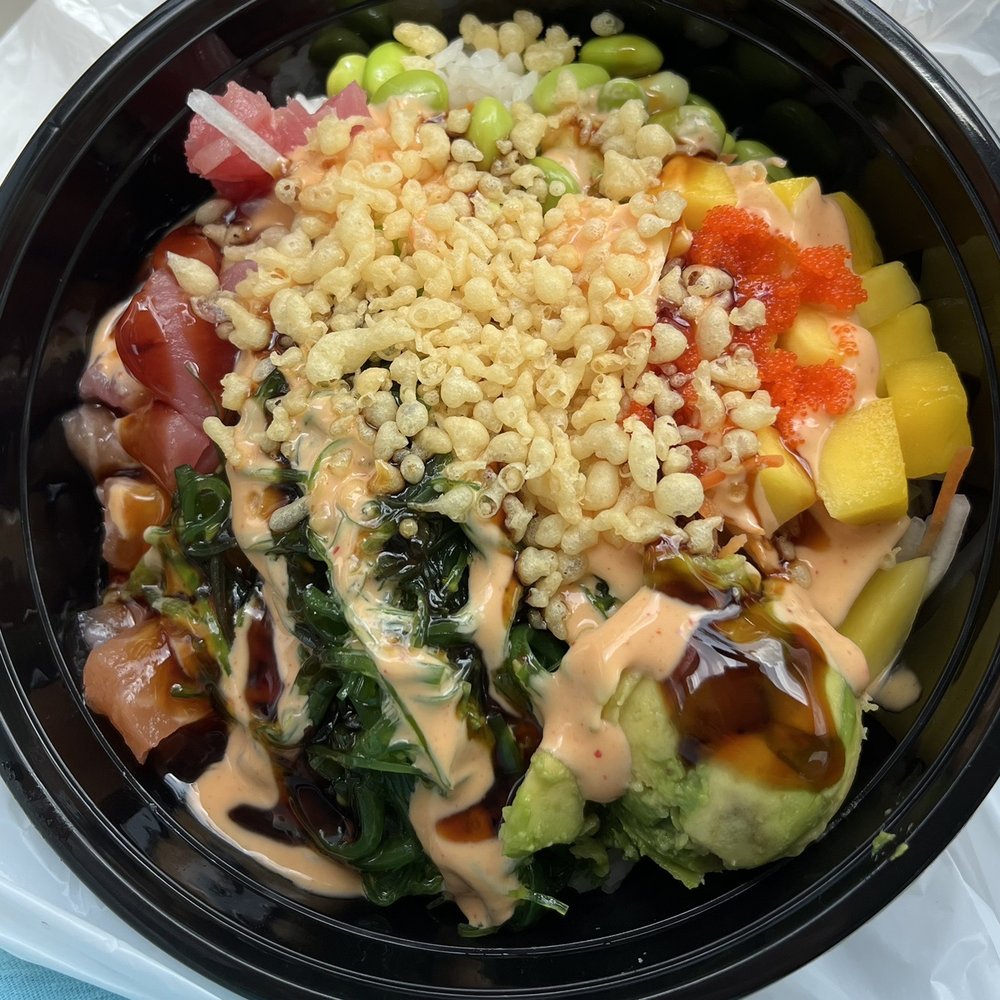 The Rainbow Poke Bowl The Rainbow Poke Bowl