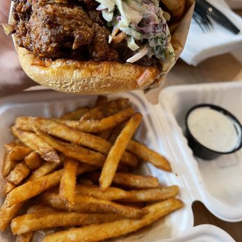 Fire Wings - NASHVILLE SANDWICH COMBO - Chicken Wings Near Me - San Mateo, California Fire Wings - NASHVILLE SANDWICH COMBO - Chicken Wings Near Me - San Mateo, California