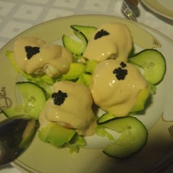 Oliva - Ensalada de aguacates con langostinos. Buenísima!!