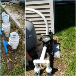 Dive-In swimming pools & masonry services - Port 1 & 2 broke from ice over the winter and we replaced everything and got the pump running
