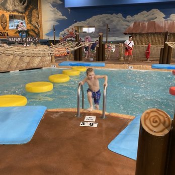 Kalahari - Lily pad obstacle course - Resorts Near Me - Sandusky, Ohio Kalahari - Lily pad obstacle course - Resorts Near Me - Sandusky, Ohio