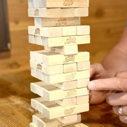 Chapline Distillery - tabletop jenga.