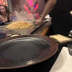 Shogun Asian Fusion Hibachi and Sushi - Hibachi chef cooking