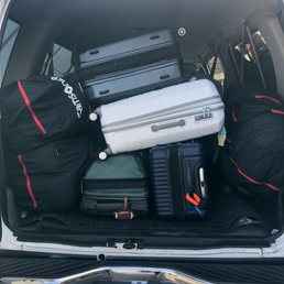 We had 9 pieces of luggage.