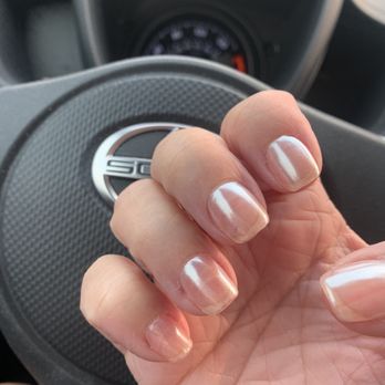 My Nail Bar - Natural chrome nails (clear with white pearl)! Can't wait til they reopen! - Waxing Near Me - Santa Monica, California My Nail Bar - Natural chrome nails (clear with white pearl)! Can't wait til they reopen! - Waxing Near Me - Santa Monica, California