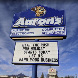 Aaron's - Aaron's Pylon Sign