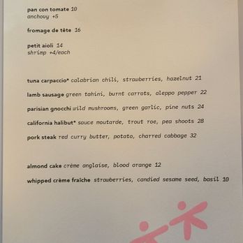 Kid Sister A Wine Bar - Food menu May 2024 - Wine Bars Near Me - Phoenix, Arizona