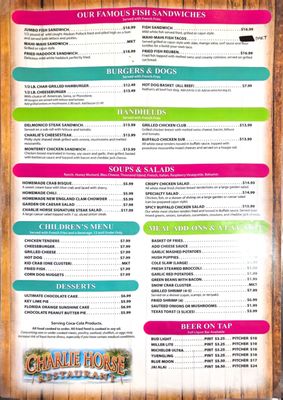 Menu photo 1 Charlie Horse Restaurant Ormond Beach, FL