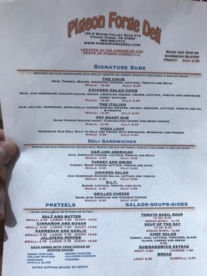 Menu photo 4 Pigeon Forge Deli Pigeon Forge, TN Menu photo 4 Pigeon Forge Deli Pigeon Forge, TN
