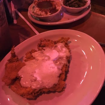 Texas Roadhouse - Country Fried Chicken, Mashed Potatoes w/ Brown Gravy, Green Beans - Steakhouses Near Me - Pasadena, Maryland