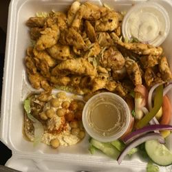 Quincy International Food - Chicken Shawarma Plate