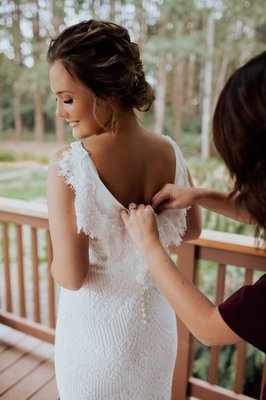 Recent wedding dress alterations! - My name is Diana, and I have 30 years of experience in providing sewing and alterations for customers on their big day. I'm happy to provide the best experience for your big day in helping make each stitch seamless!