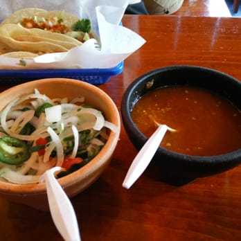 Tacos El Asador - Onions and red chili sauce - Mexican Near Me - Toronto, Ontario Tacos El Asador - Onions and red chili sauce - Mexican Near Me - Toronto, Ontario