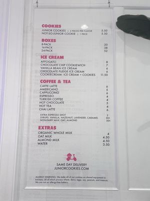 Menu photo 3 Junior Cookies West Hollywood, CA Menu photo 3 Junior Cookies West Hollywood, CA