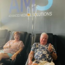 Advanced Medical Solutions - Receiving an IV vitamin infusion at AMS