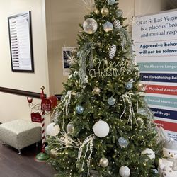 ER at S Las Vegas Blvd - Christmas tree at front counter