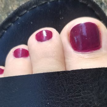 Ellen's Nails Shop - Pedicure in dark cherry opi - Nail Salons Near Me - Atlanta, Georgia Ellen's Nails Shop - Pedicure in dark cherry opi - Nail Salons Near Me - Atlanta, Georgia