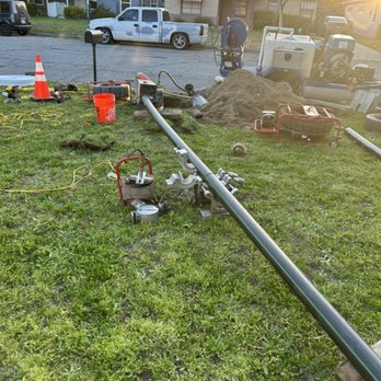 Hermes Plumbing - Hydro jetted sewer main and pipe bursted new Trenchless sewer line - Plumbing Near Me - Fontana, California