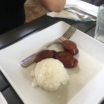 Anuenue Cafe - They charged us $10 for about a half cup of rice and 3 pieces of sausage... $10! Only bad part about the meal - Cafes Near Me - Koloa, Hawaii