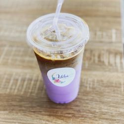 Likha Art Cafe - Ube Latte with Espresso shot