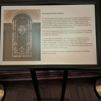 Driehaus Museum - Info poster in the auditorium - Museums Near Me - Chicago, Illinois