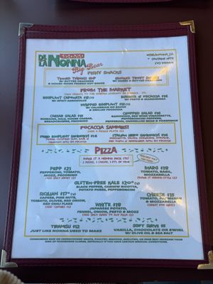 Menu photo 8 De La Nonna Big Bear Big Bear Lake, CA Menu photo 8 De La Nonna Big Bear Big Bear Lake, CA