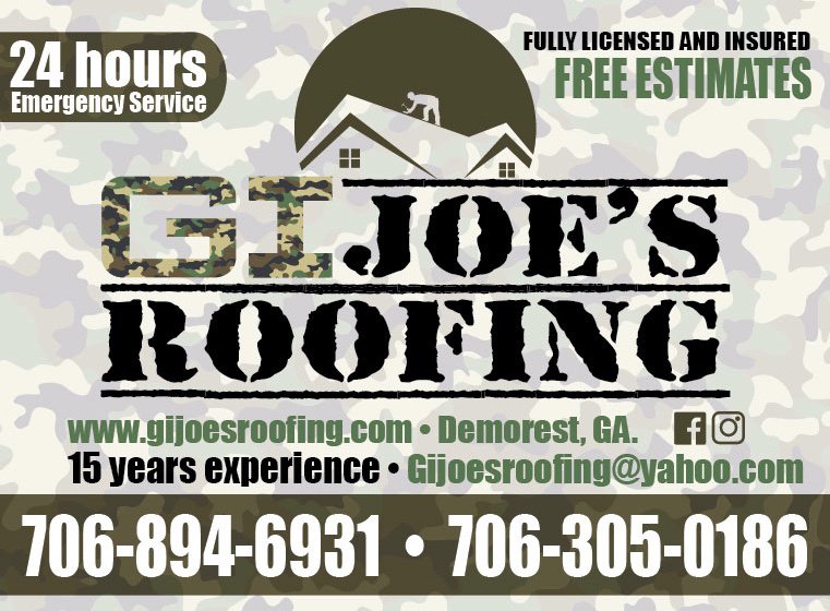 Slide of GI Joe's Roofing